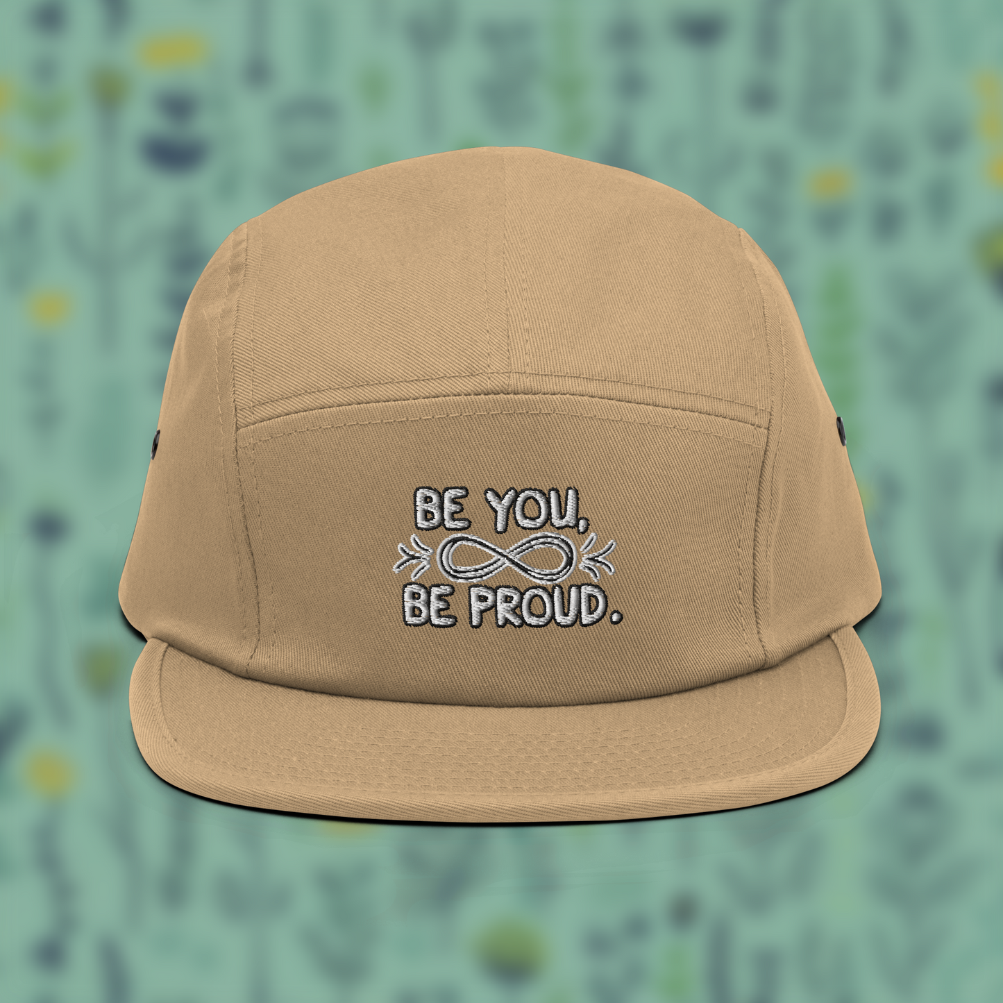 "be you, be proud." Cap