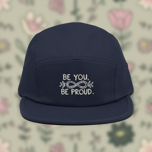 "be you, be proud." Cap