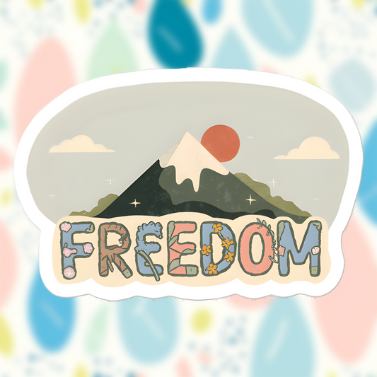 "Freedom" Sticker